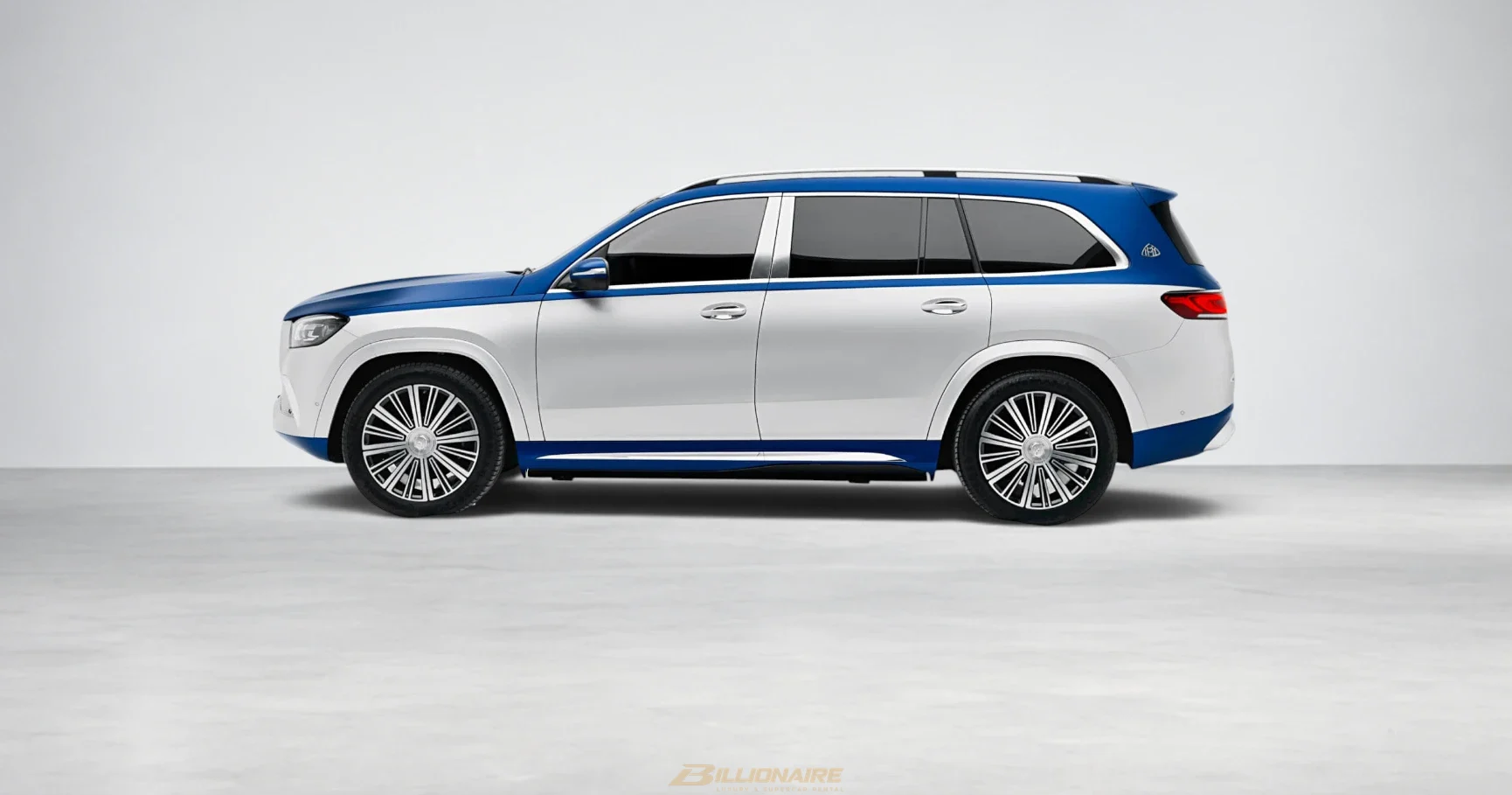 Dubai'de kiralık Mercedes-Maybach GLS 600 Two-Tone Obsidian/Silver – fotoğraf 4