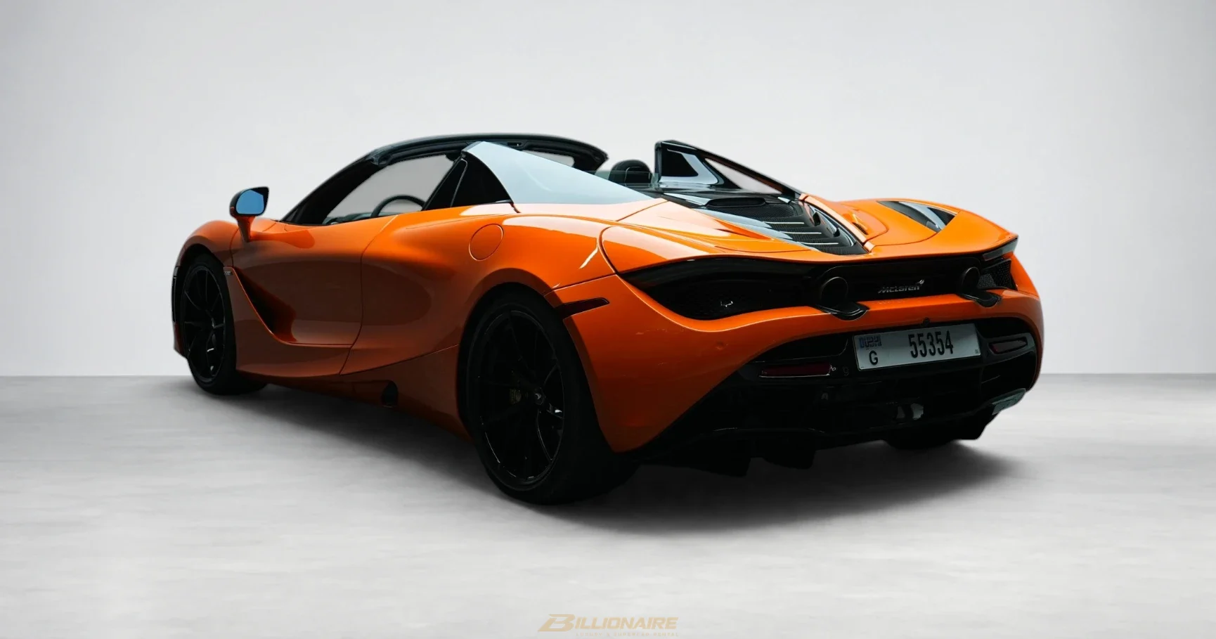 McLaren 720S Spider Orange à louer à Dubaï – photo 3