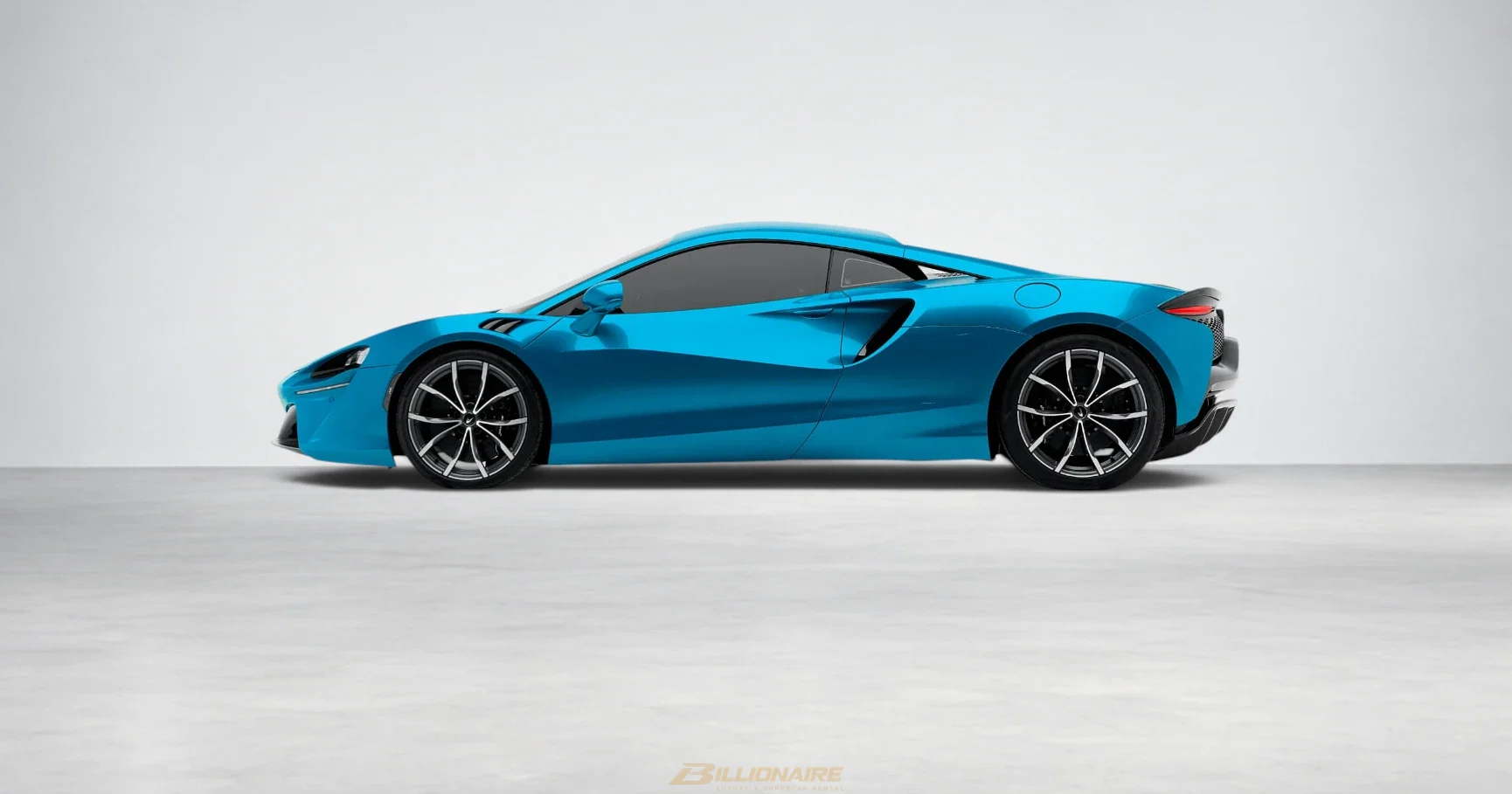 McLaren Artura Hybrid Flux Blue View 2