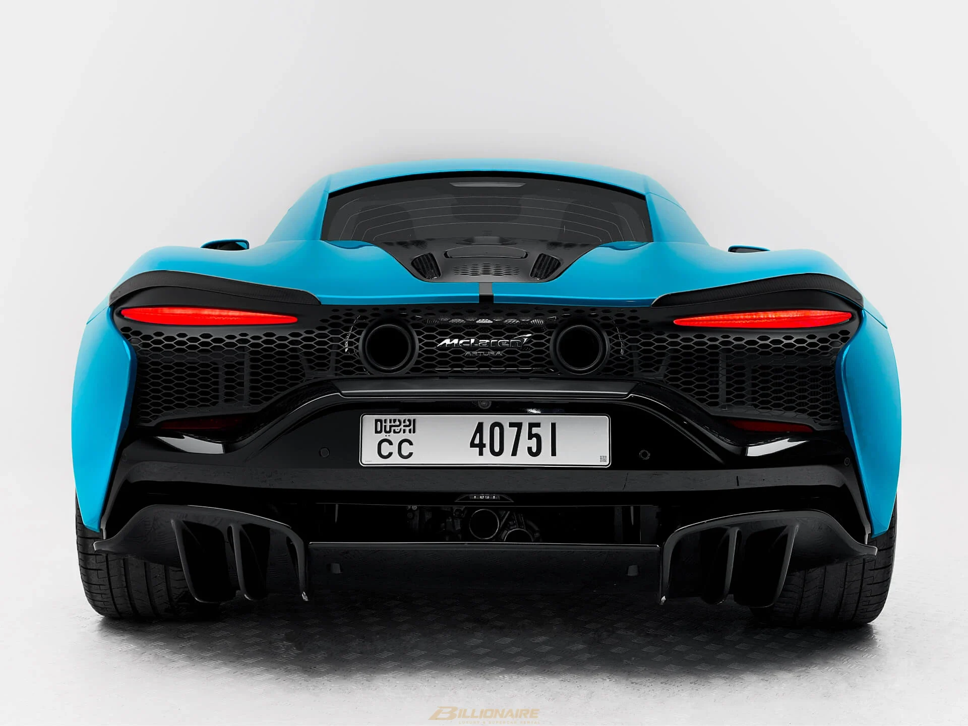 McLaren Artura Hybrid Flux Blue Interior