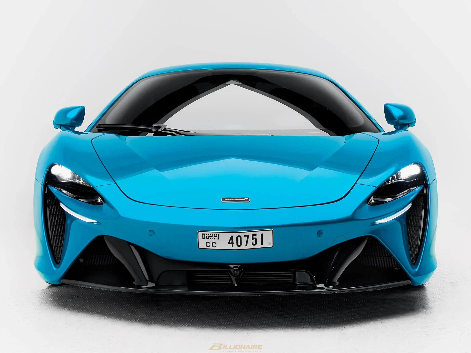 McLaren Artura Hybrid Flux Blue View 3