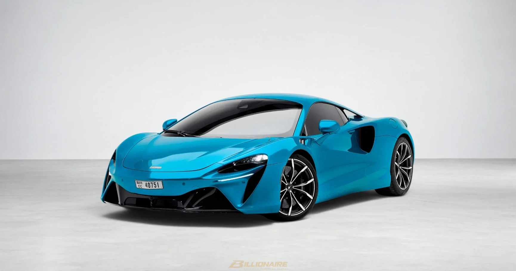 McLaren Artura Hybrid Flux Blue View 4