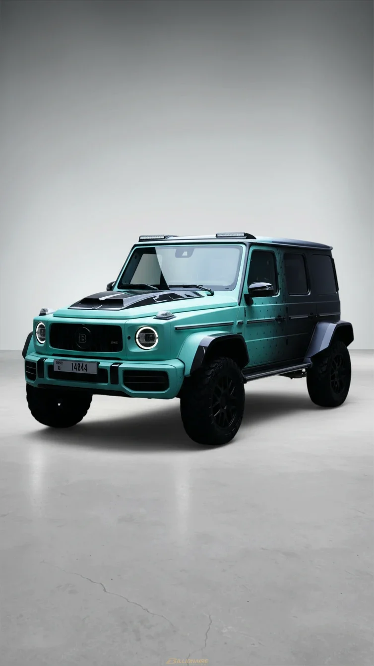 اجاره برابوس Mercedes-AMG G63 4x4² Brabus Turquoise در دبی
