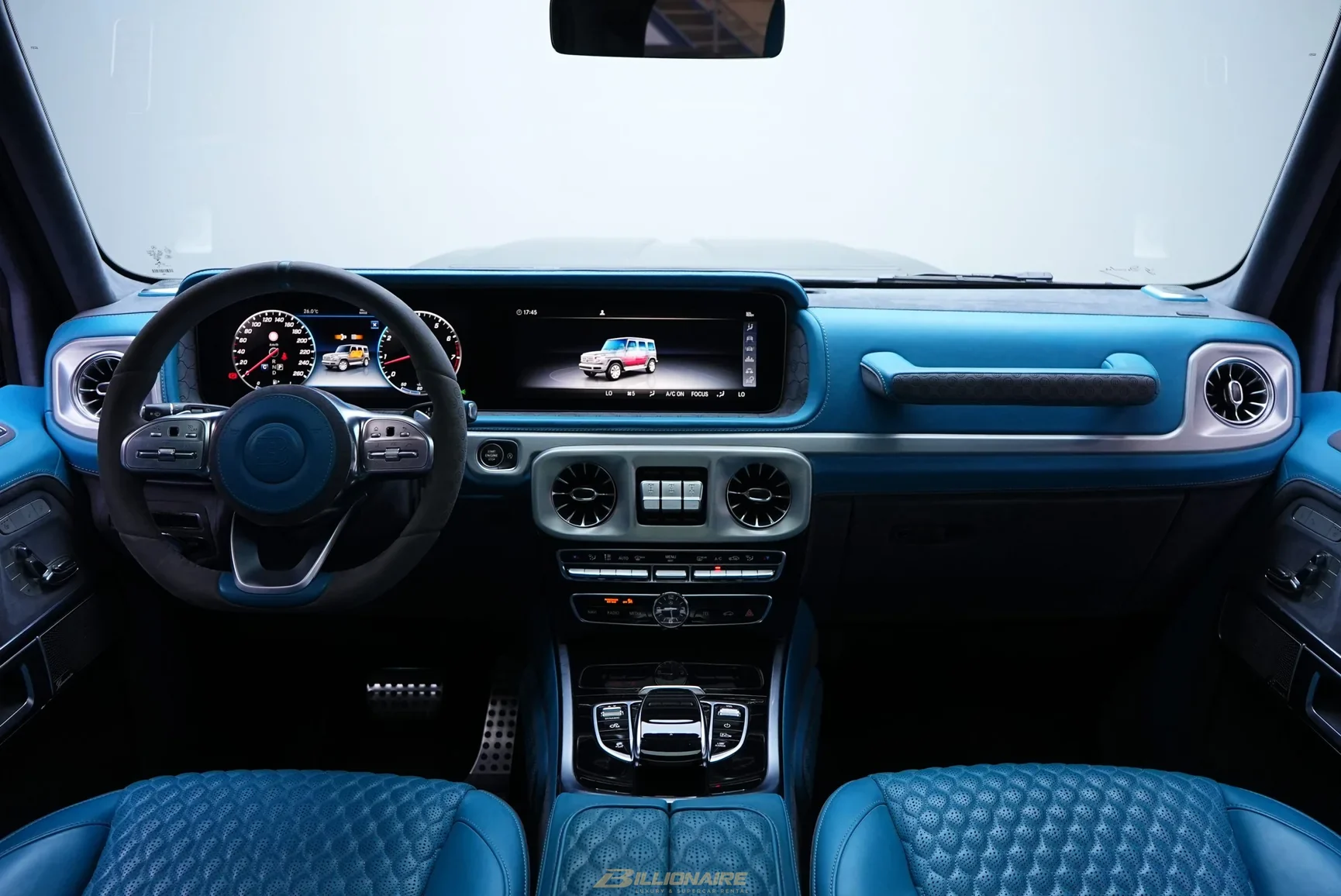 Dubai'de kiralık Mercedes-AMG G63 4x4² Brabus Turquoise – fotoğraf 8