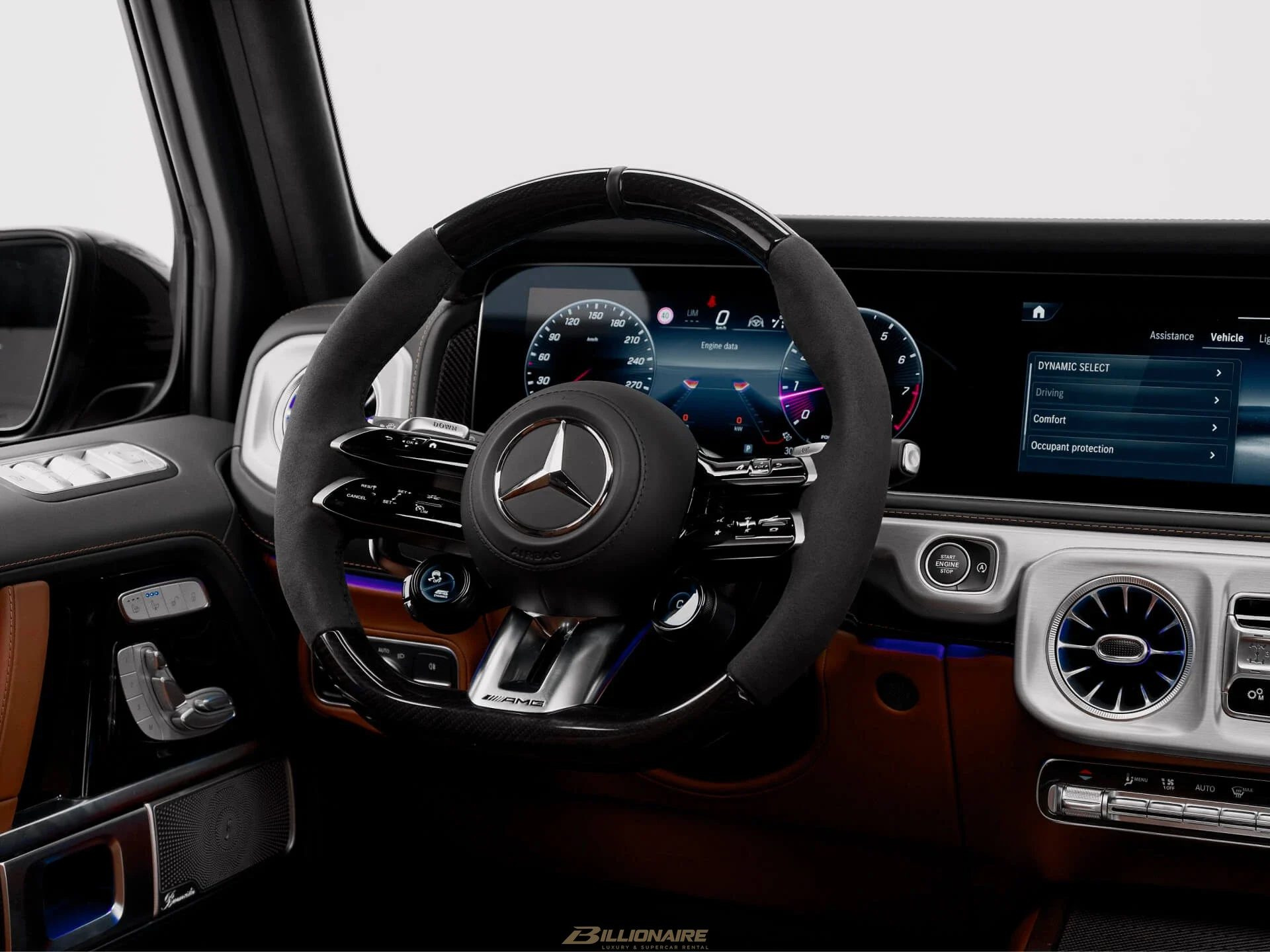 Mercedes-AMG G63 Night Black Magno (2025 Edition) mieten in Dubai – Foto 7
