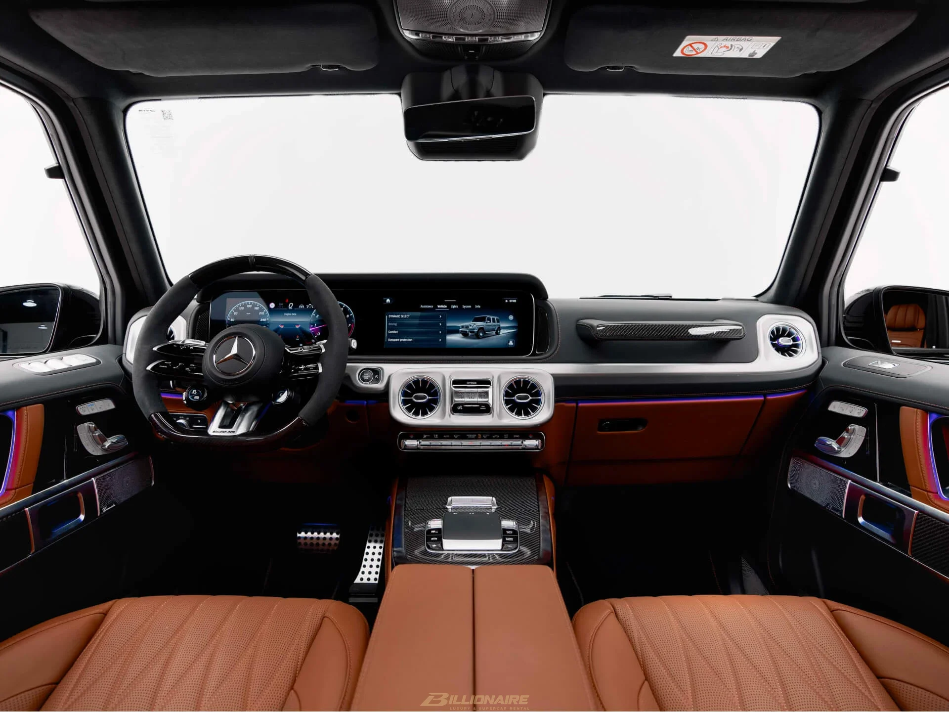 Mercedes-AMG G63 Night Black Magno (2025 Edition) mieten in Dubai – Foto 8