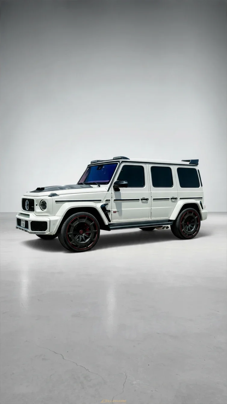 اجاره برابوس Mercedes-AMG G63 Brabus White در دبی