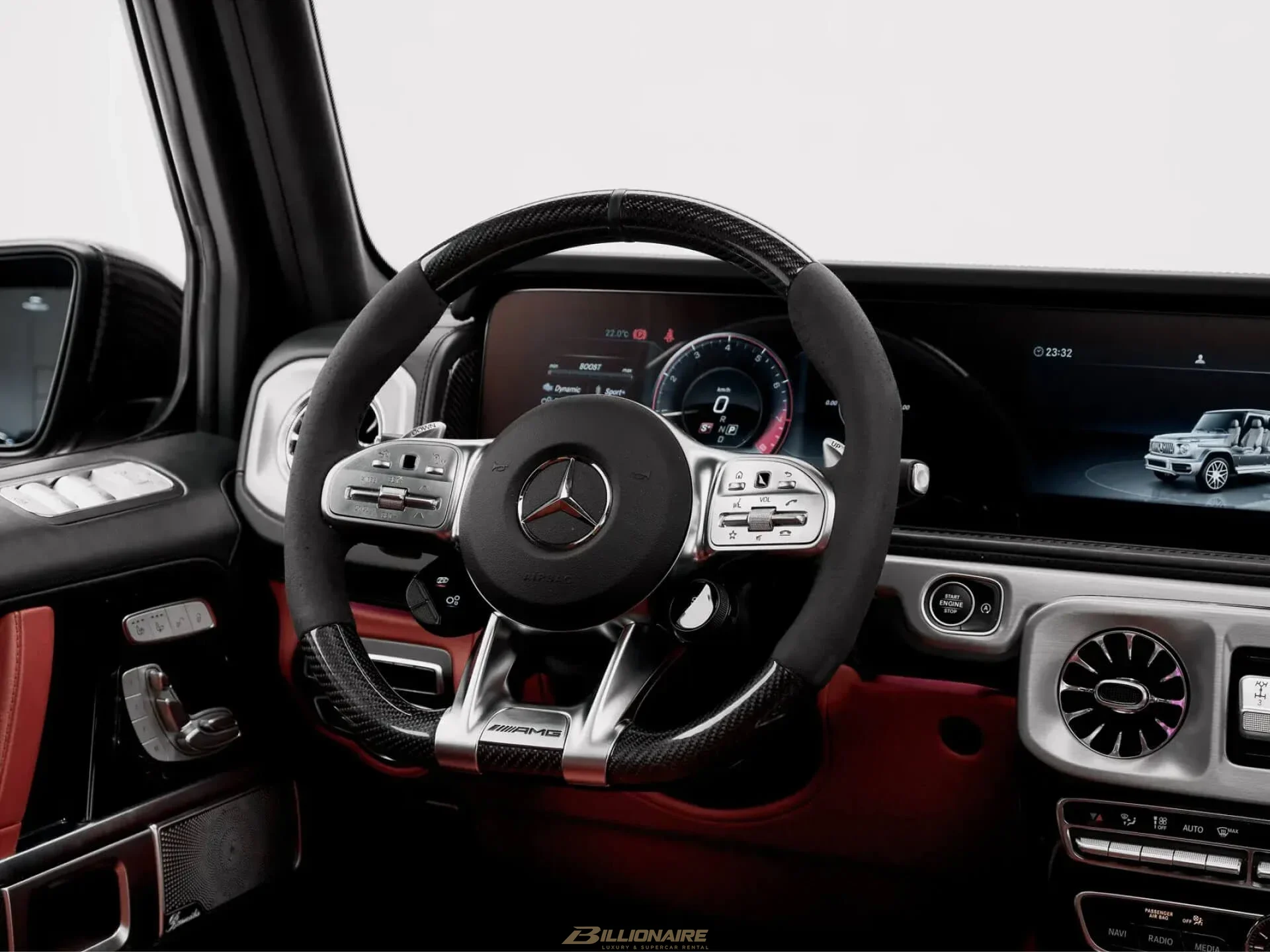 Dubai'de kiralık Mercedes-AMG G63 Larte Design Edition Carbon Black – fotoğraf 7
