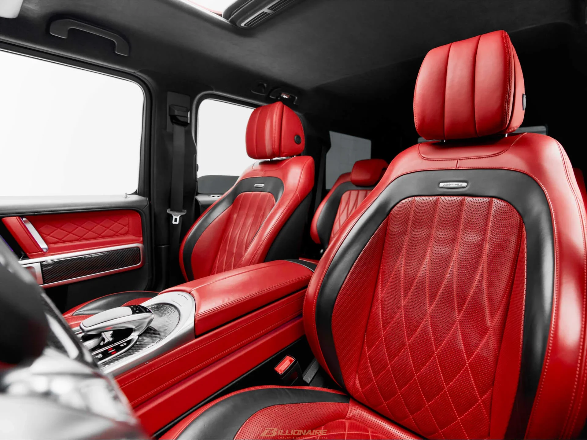 اجاره Mercedes-AMG G63 Designo Hyacinth Red در دبی – تصویر 6