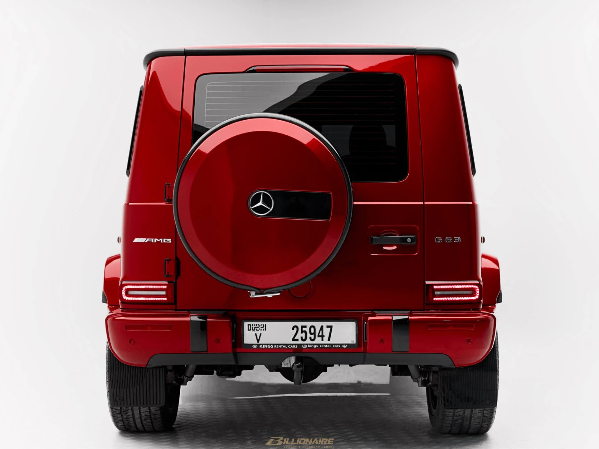 اجاره Mercedes-AMG G63 Designo Hyacinth Red در دبی – تصویر 3