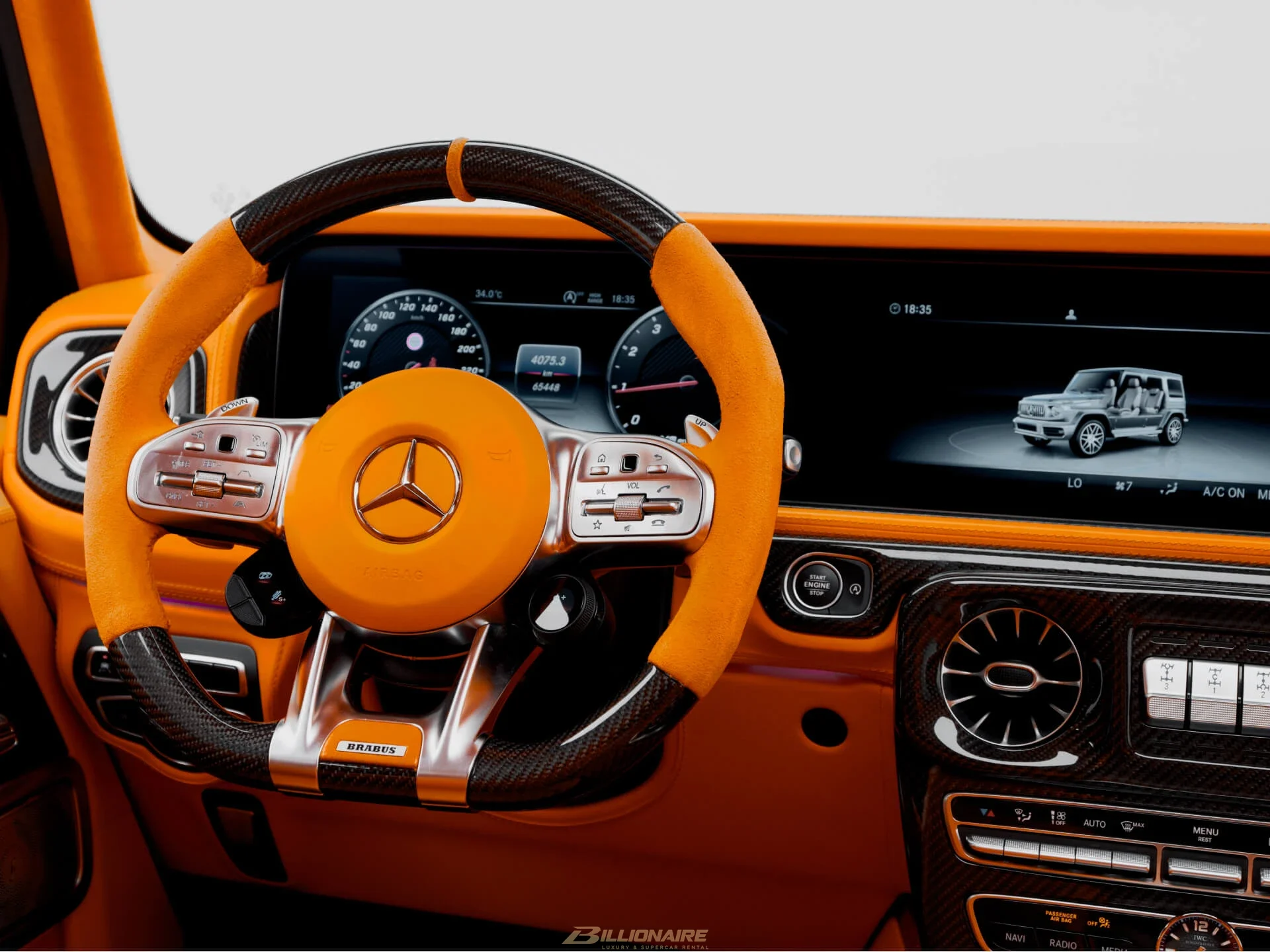 Mercedes-Benz G700 Brabus Widestar Edition en alquiler en Dubái – foto 7