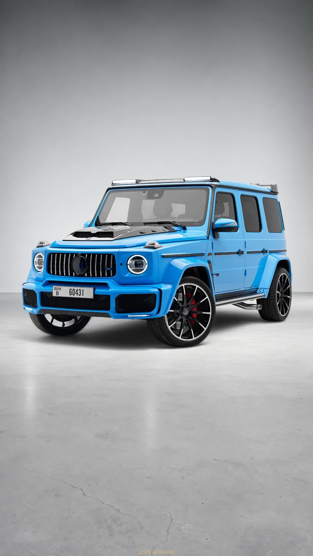 اجاره برابوس Mercedes-Benz G800 Brabus Widestar Brilliant Blue در دبی