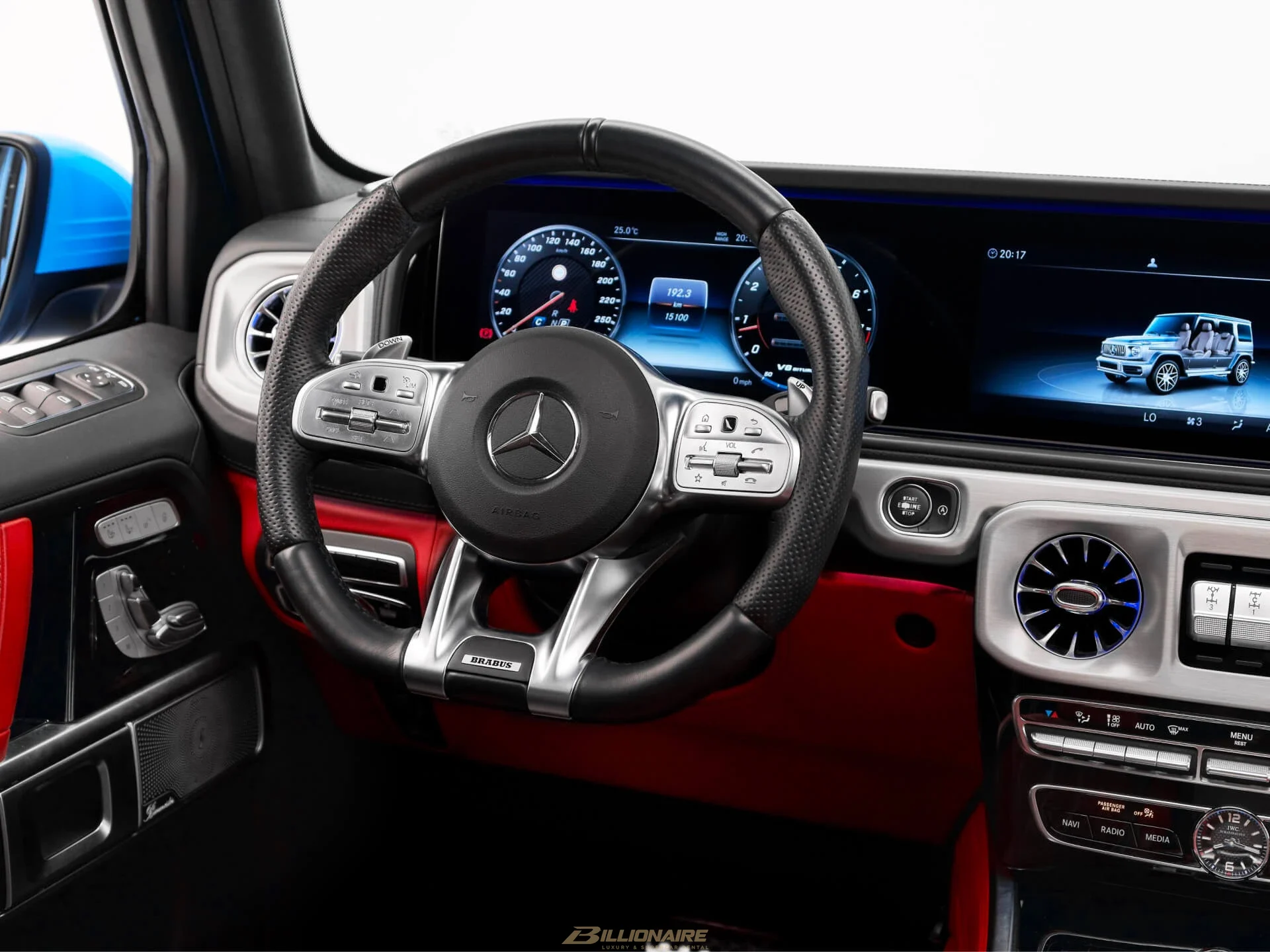 Mercedes-Benz G800 Brabus Widestar Brilliant Blue en alquiler en Dubái – foto 7
