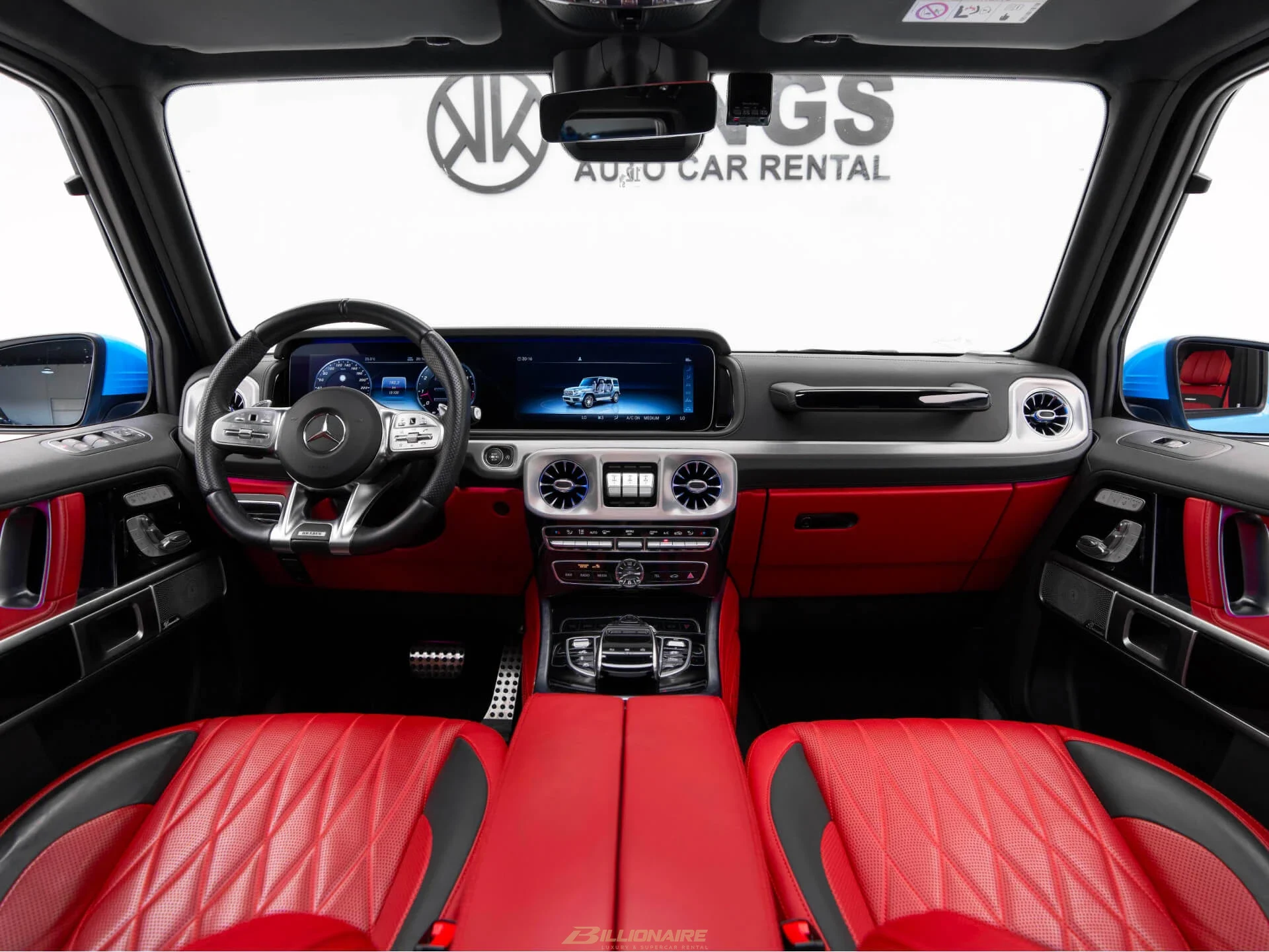 Mercedes-Benz G800 Brabus Widestar Brilliant Blue en alquiler en Dubái – foto 8
