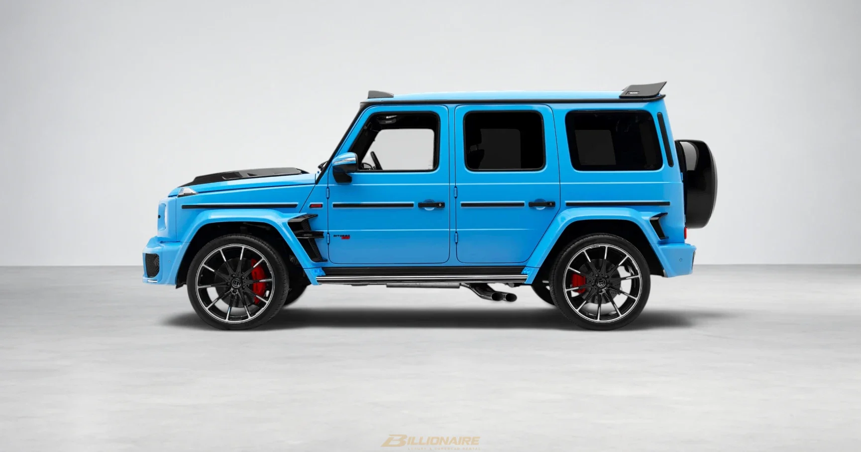 Mercedes-Benz G800 Brabus Widestar Brilliant Blue en alquiler en Dubái – foto 4
