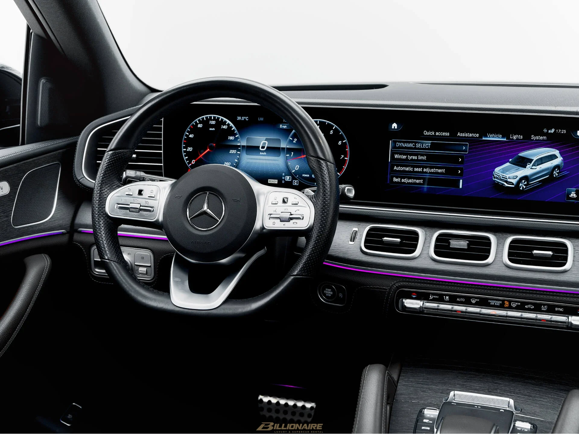 Mercedes-Benz GLS 450 Polar White Interior
