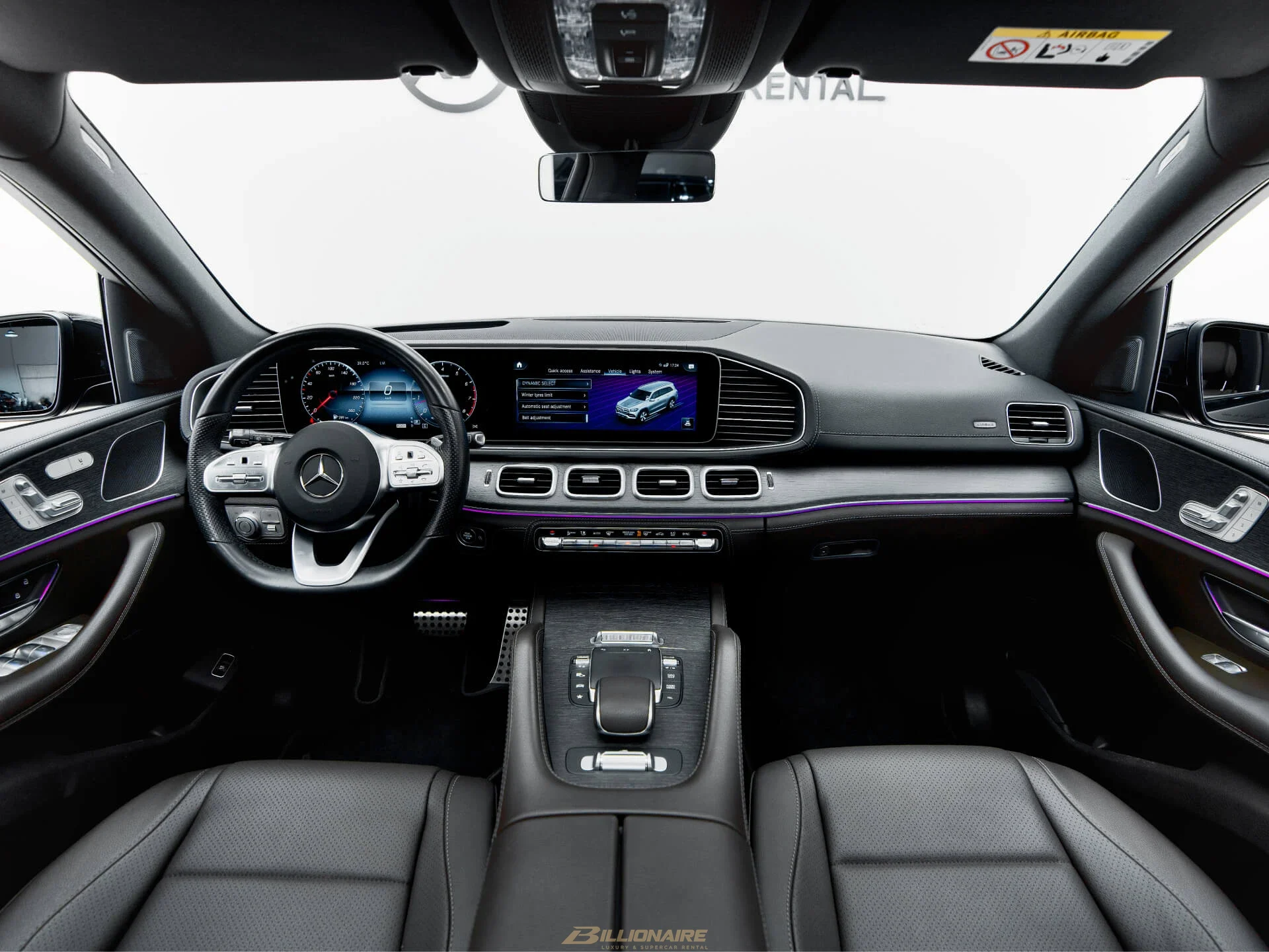 Mercedes-Benz GLS 450 Polar White Interior