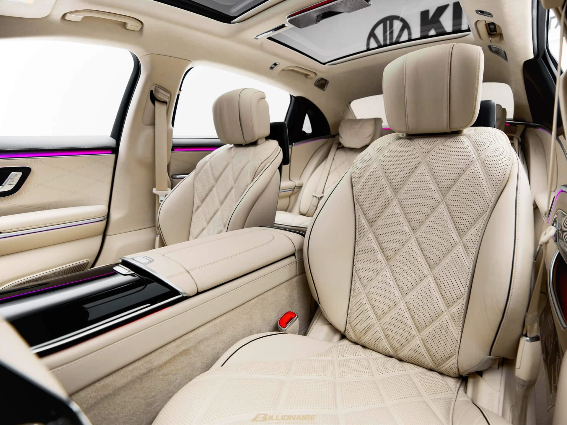 Mercedes-Maybach S580 Obsidian Black Interior
