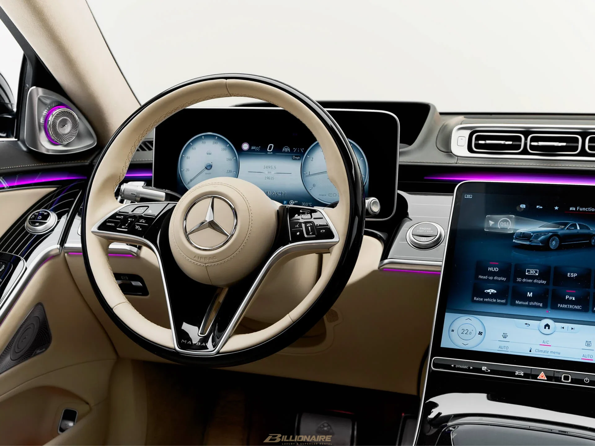 Mercedes-Maybach S580 Obsidian Black Interior
