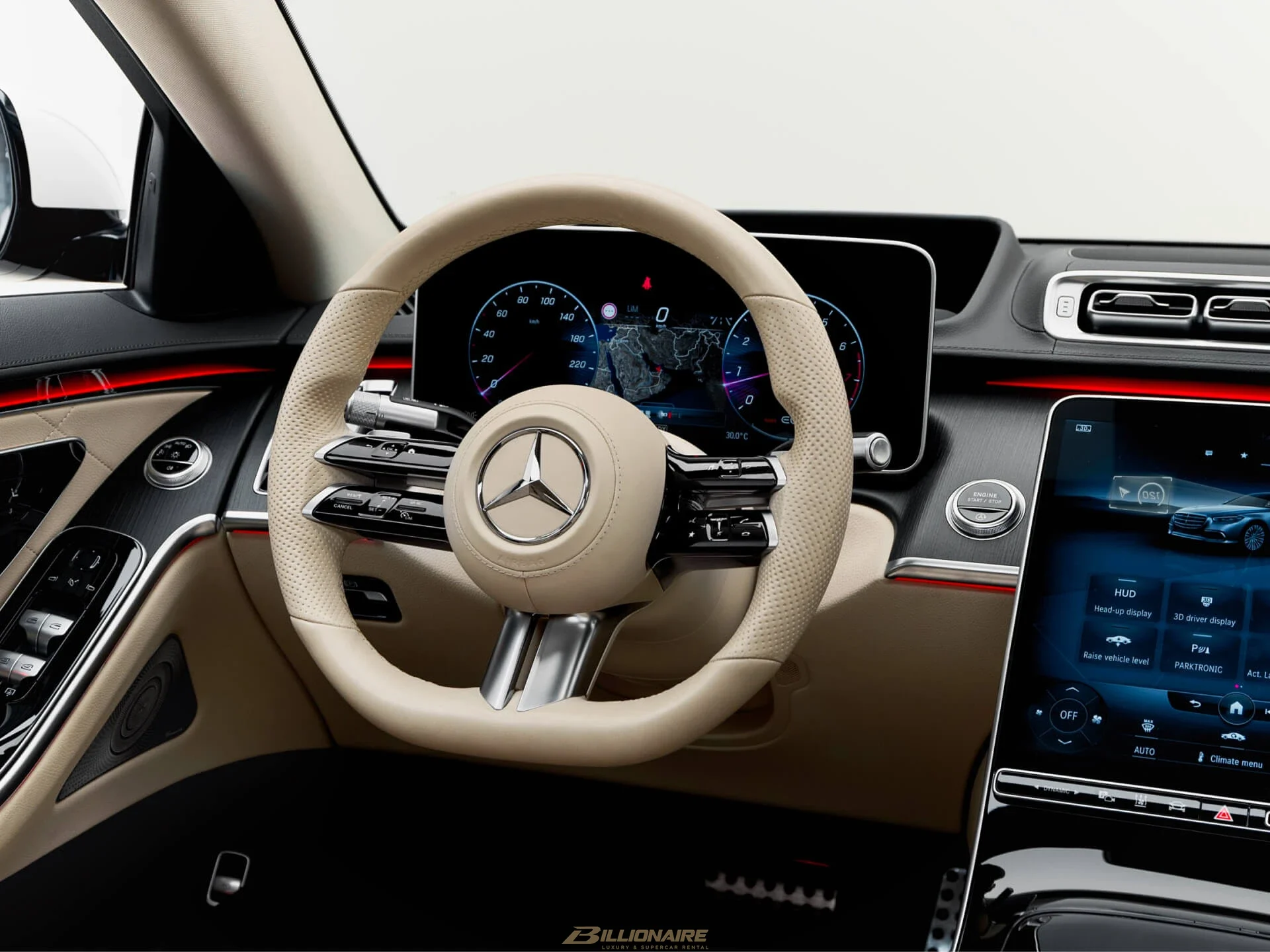 Mercedes-Benz S500 Diamond White в аренду в Дубае – фото 7
