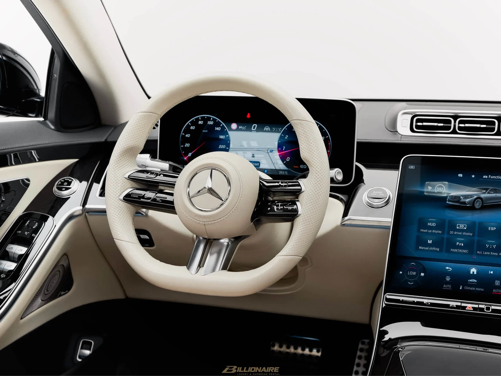 Mercedes-Benz S500 Obsidian Black en alquiler en Dubái – foto 7