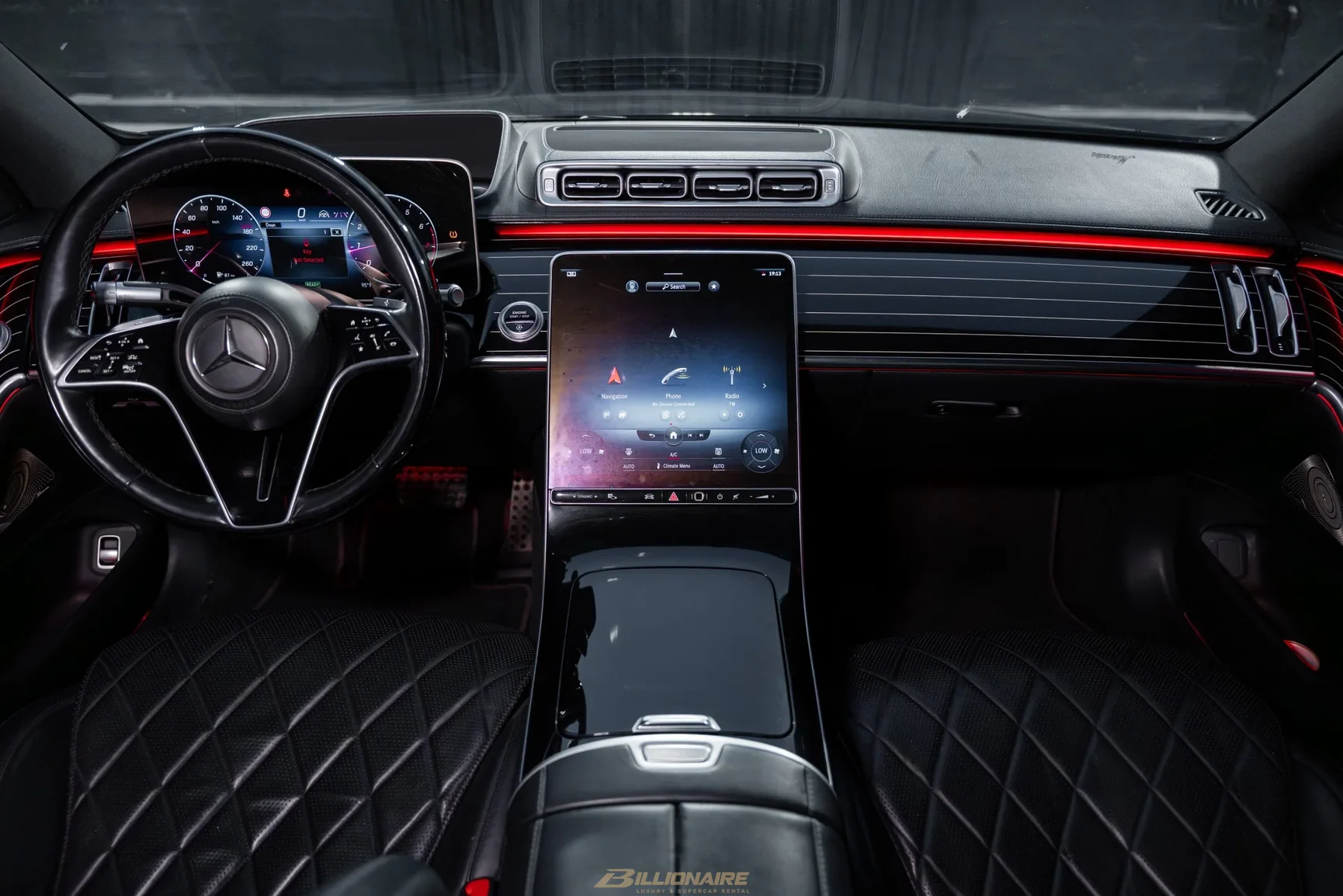 Mercedes-Benz S580 Black à louer à Dubaï – photo 6