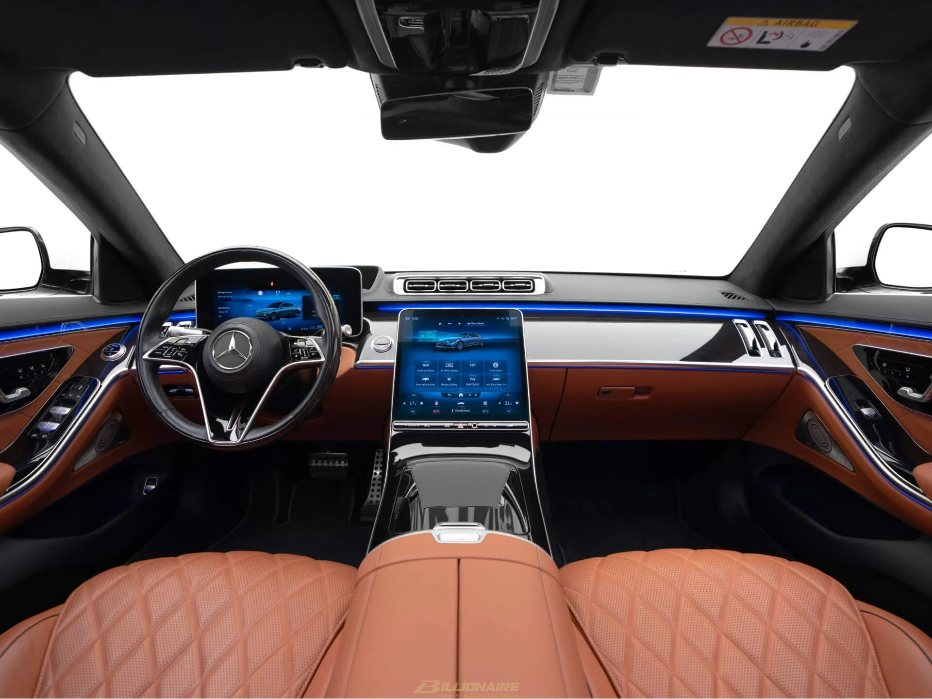 Mercedes-Benz S580 Diamond White в аренду в Дубае – фото 9
