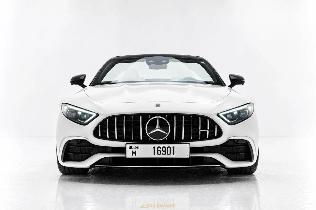 Mercedes-AMG SL 43 Roadster High-Tech Silver View 1