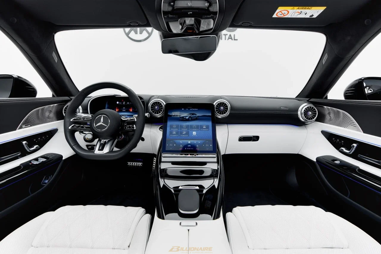 Mercedes-AMG SL 43 Roadster High-Tech Silver Interior
