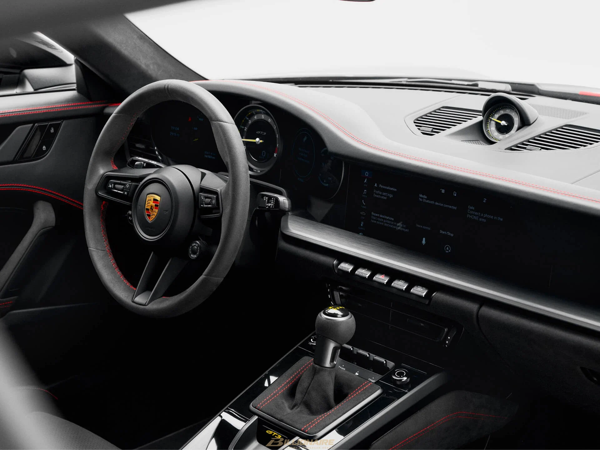 Porsche 911 GT3 Carrara White Interior