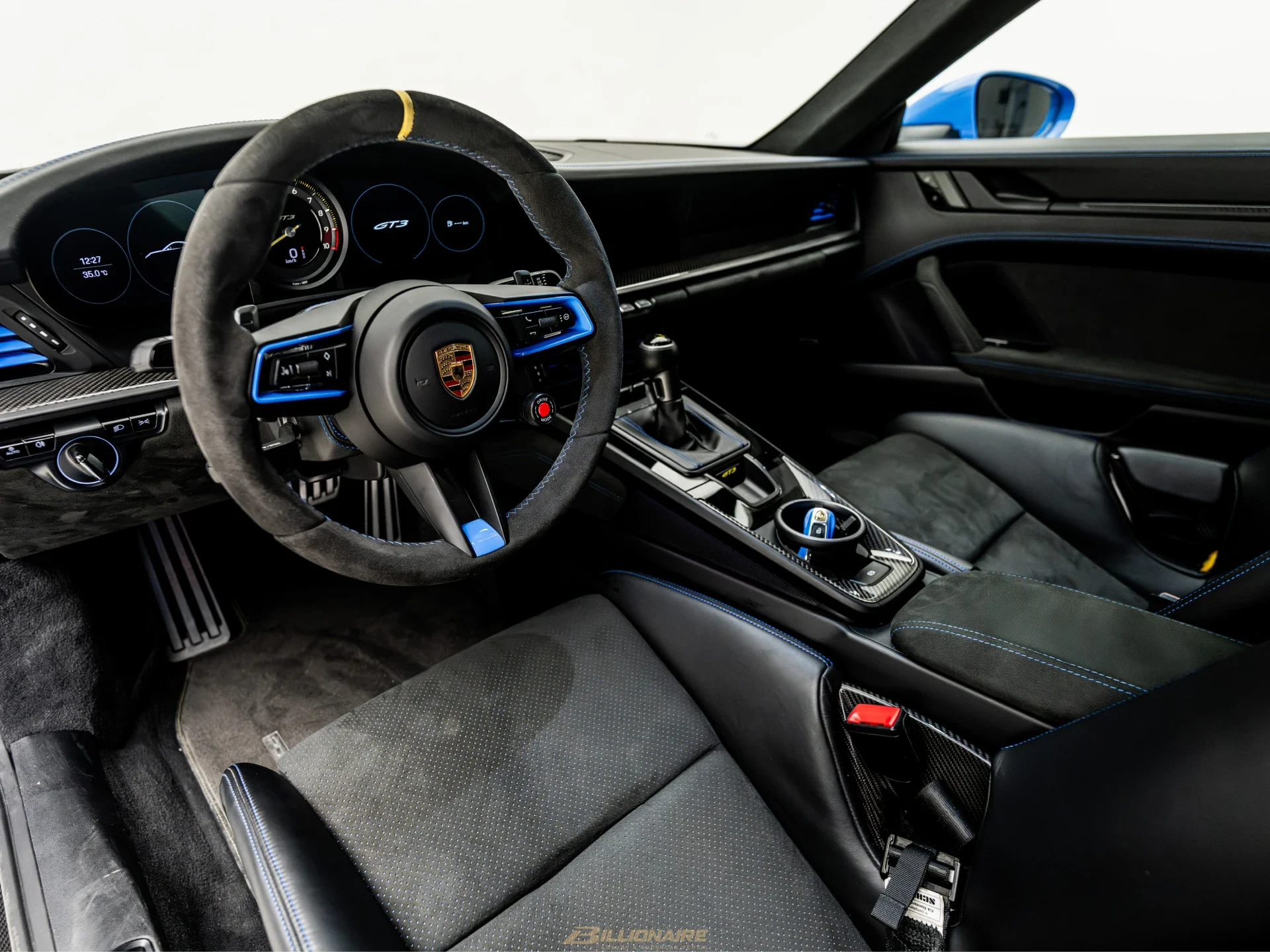 Porsche 911 GT3 GT Silver Interior