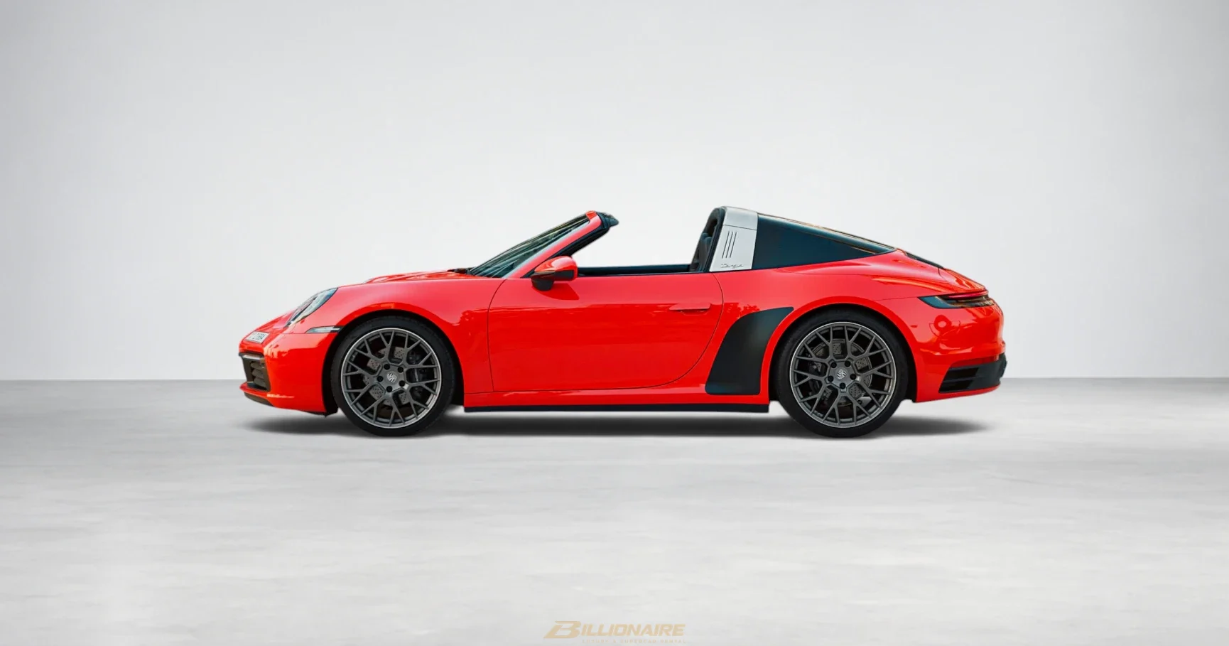 Porsche 911 Targa 4S Crayon Grey View 4