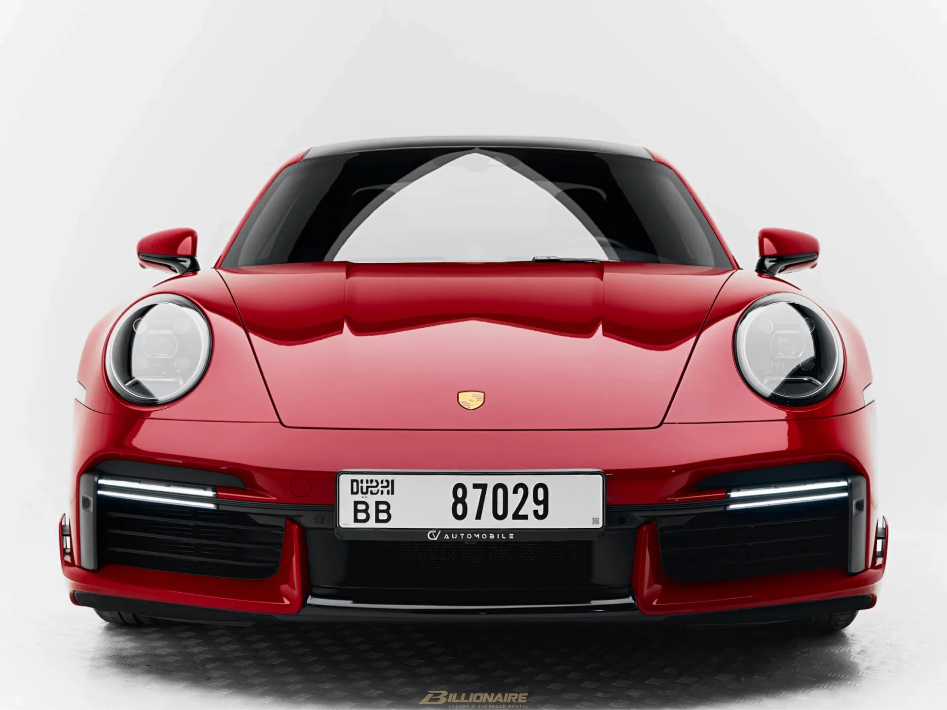 Porsche 911 Turbo Guards Red в аренду в Дубае – фото 2