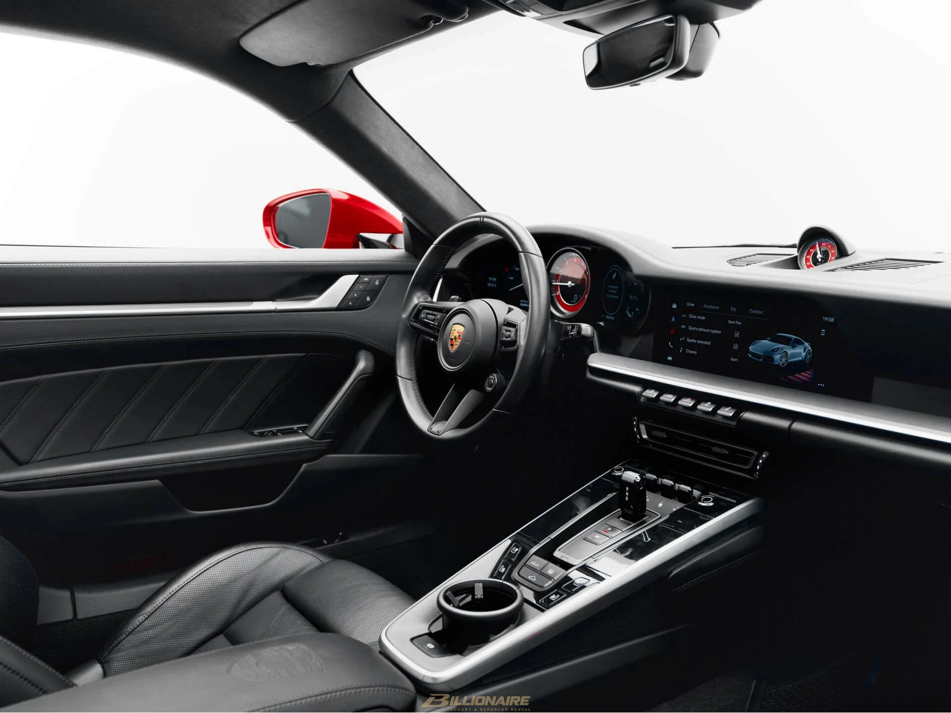 Porsche 911 Turbo Guards Red в аренду в Дубае – фото 7