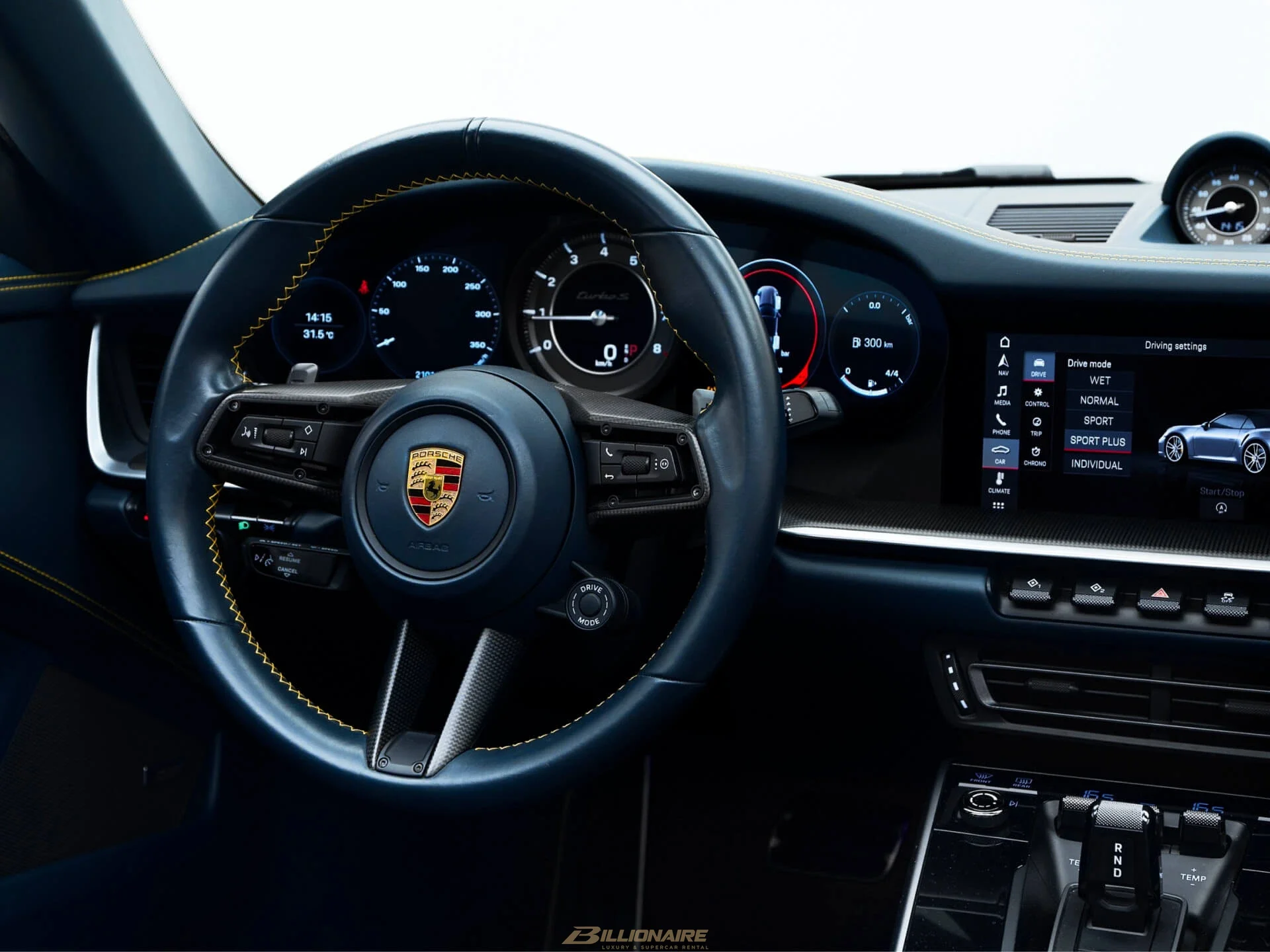 Porsche 911 Turbo S Cabriolet Arctic Blue - View 7