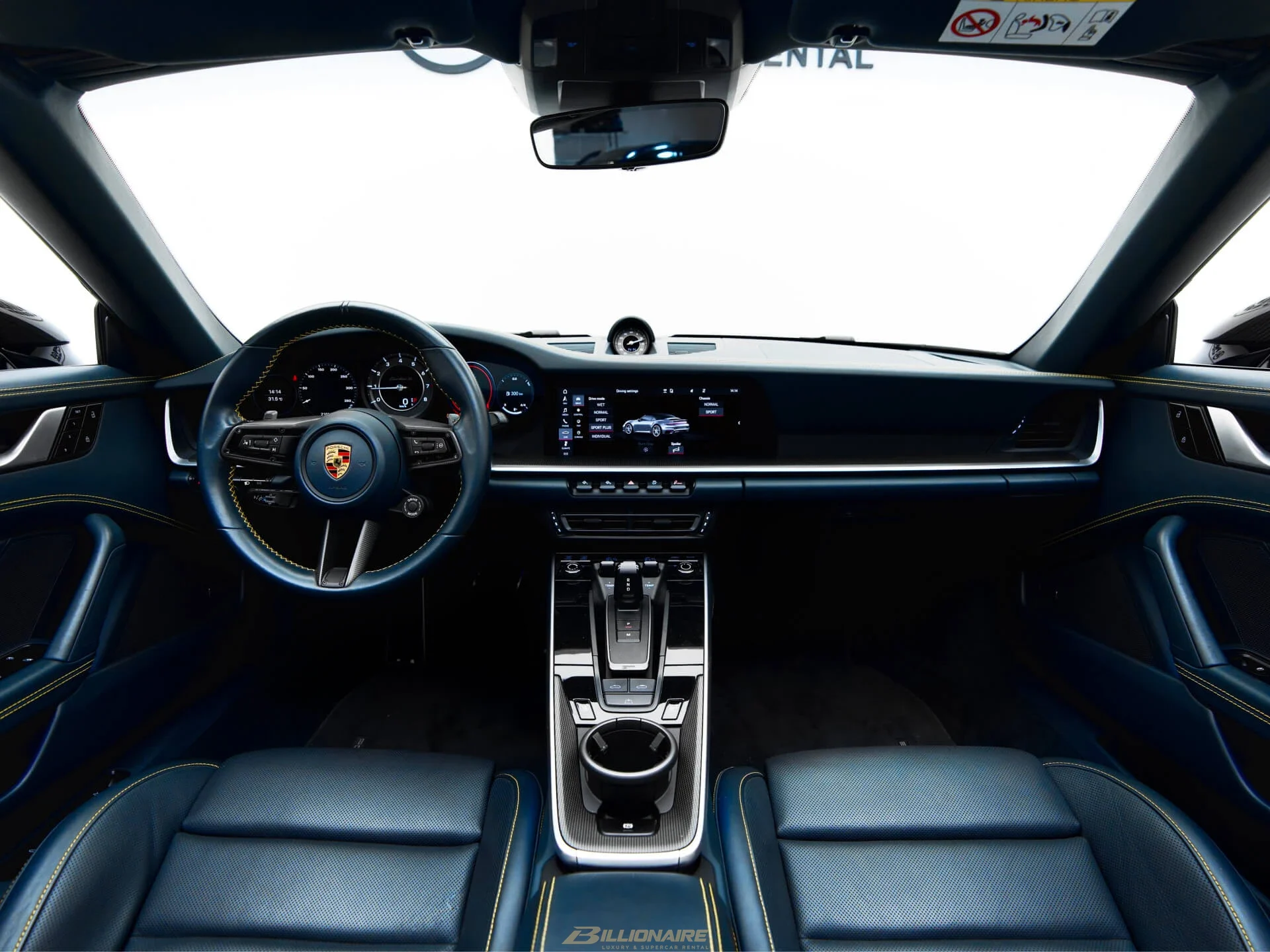 Porsche 911 Turbo S Cabriolet Arctic Blue - View 8