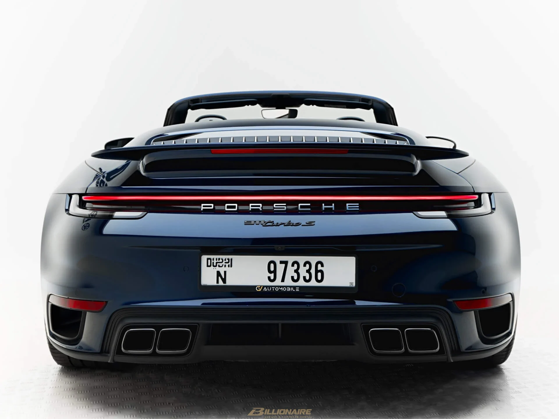 Porsche 911 Turbo S Cabriolet Arctic Blue - View 11