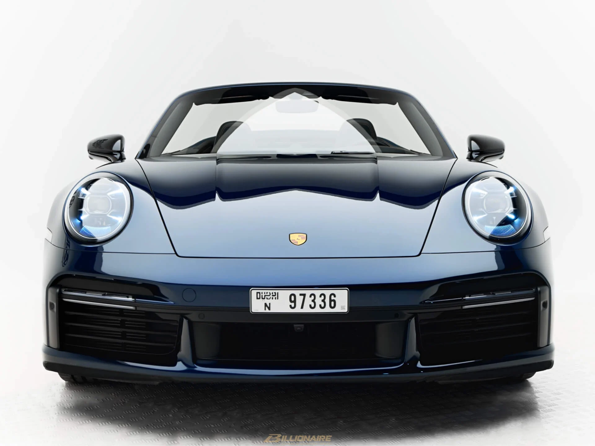 Porsche 911 Turbo S Cabriolet Arctic Blue - View 5