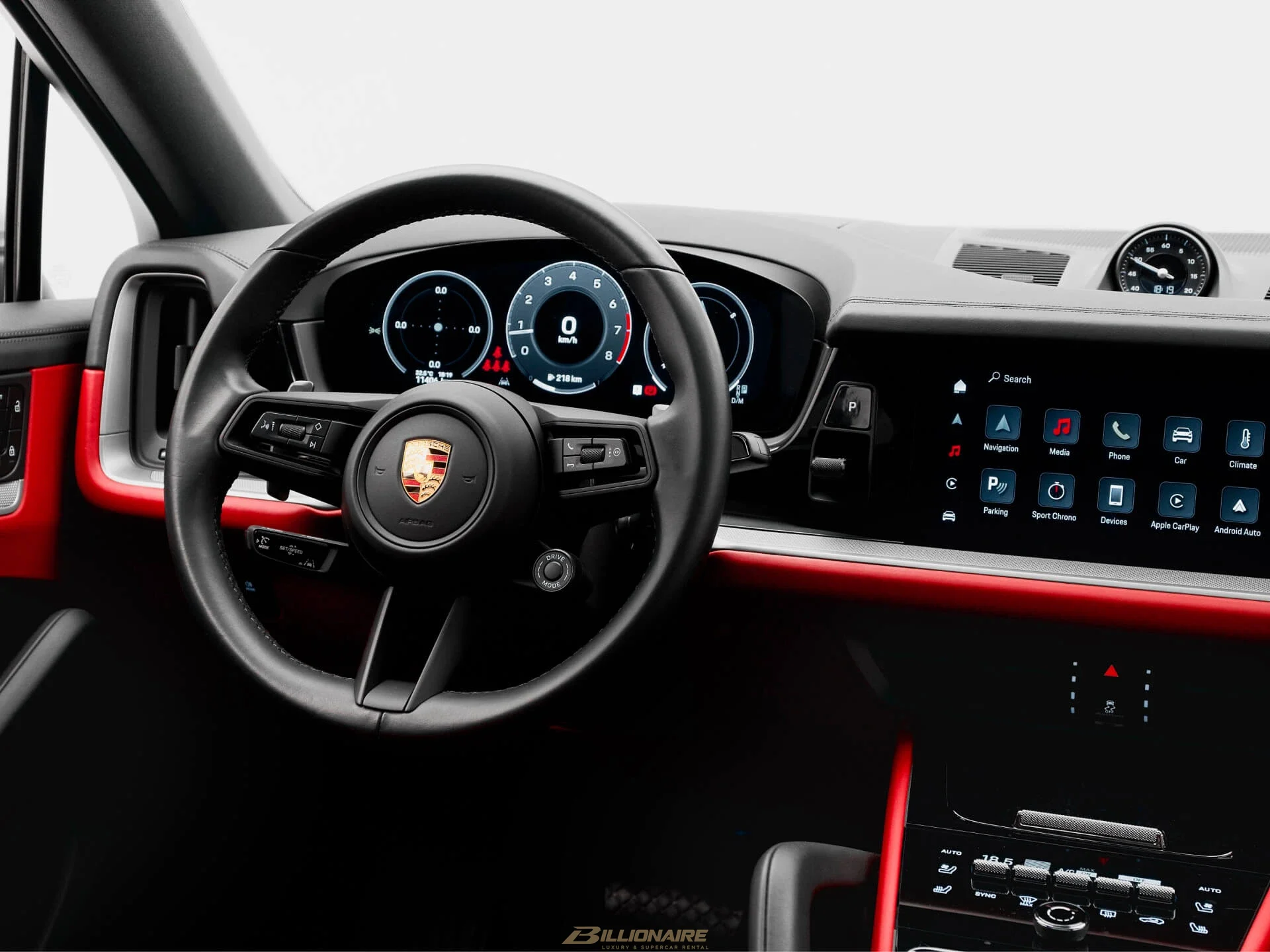 Porsche Cayenne Coupe Quarzite Grey Interior