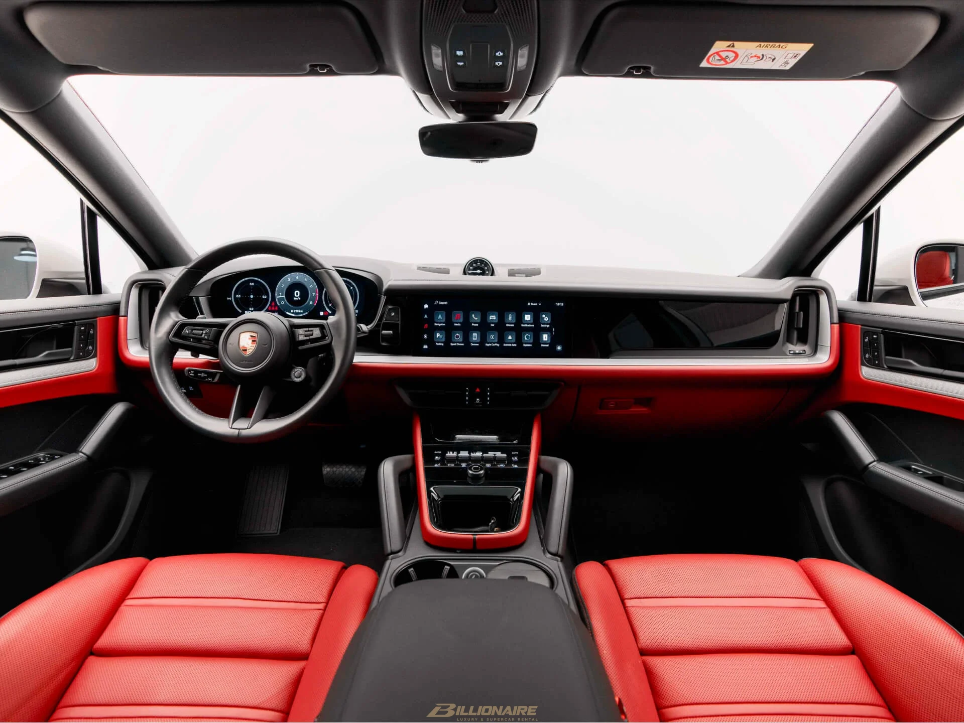 Porsche Cayenne Coupe Quarzite Grey Interior