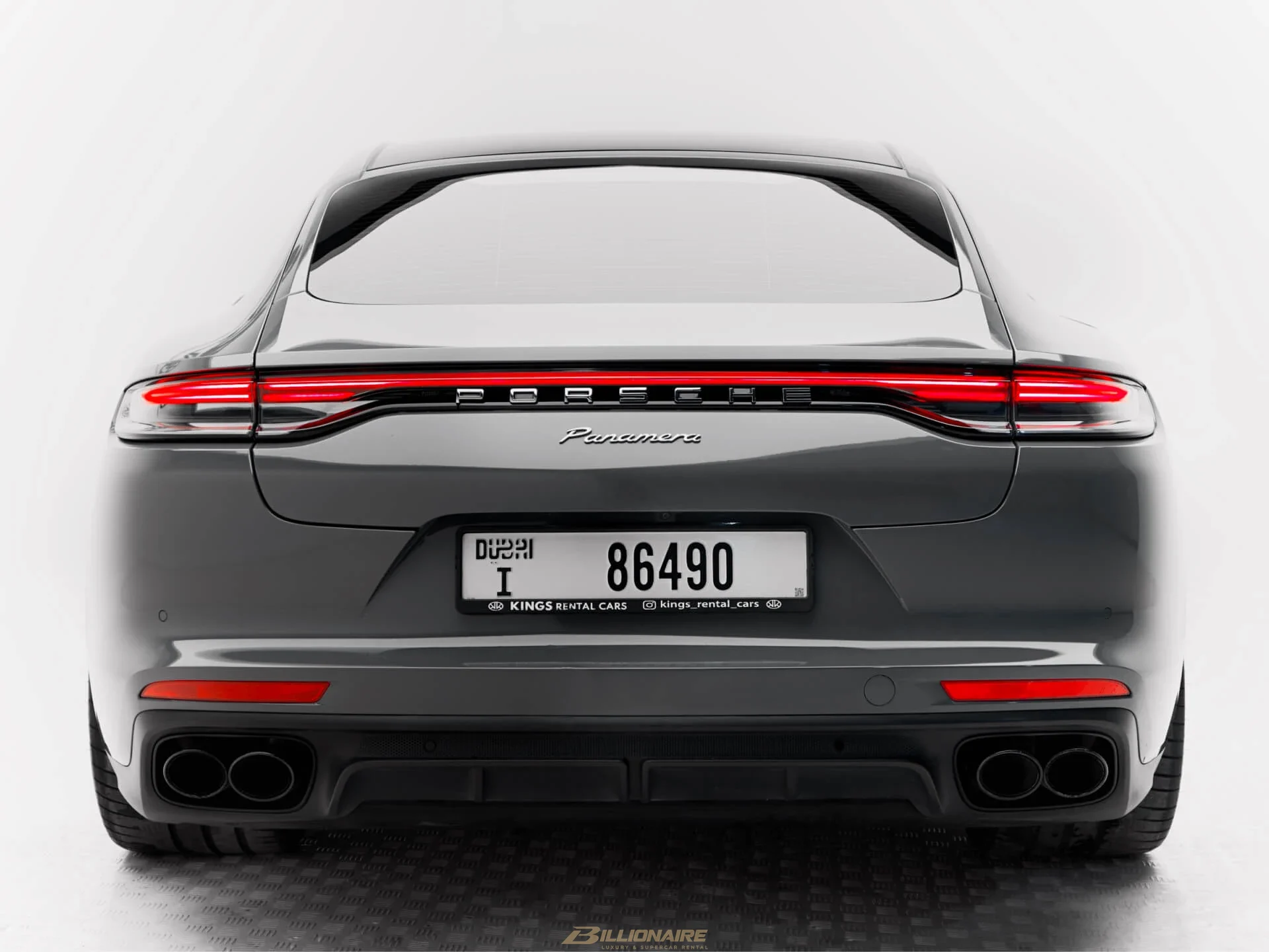 اجاره Porsche Panamera Volcano Grey (Saddle Tan Interior) در دبی – تصویر 3