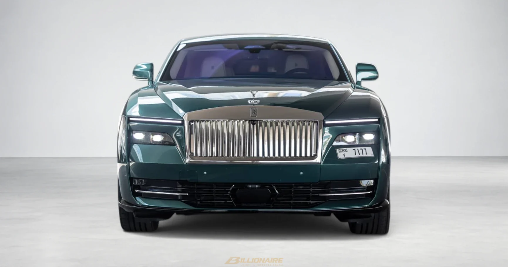 اجاره Rolls-Royce Spectre Teal Green در دبی – تصویر 2