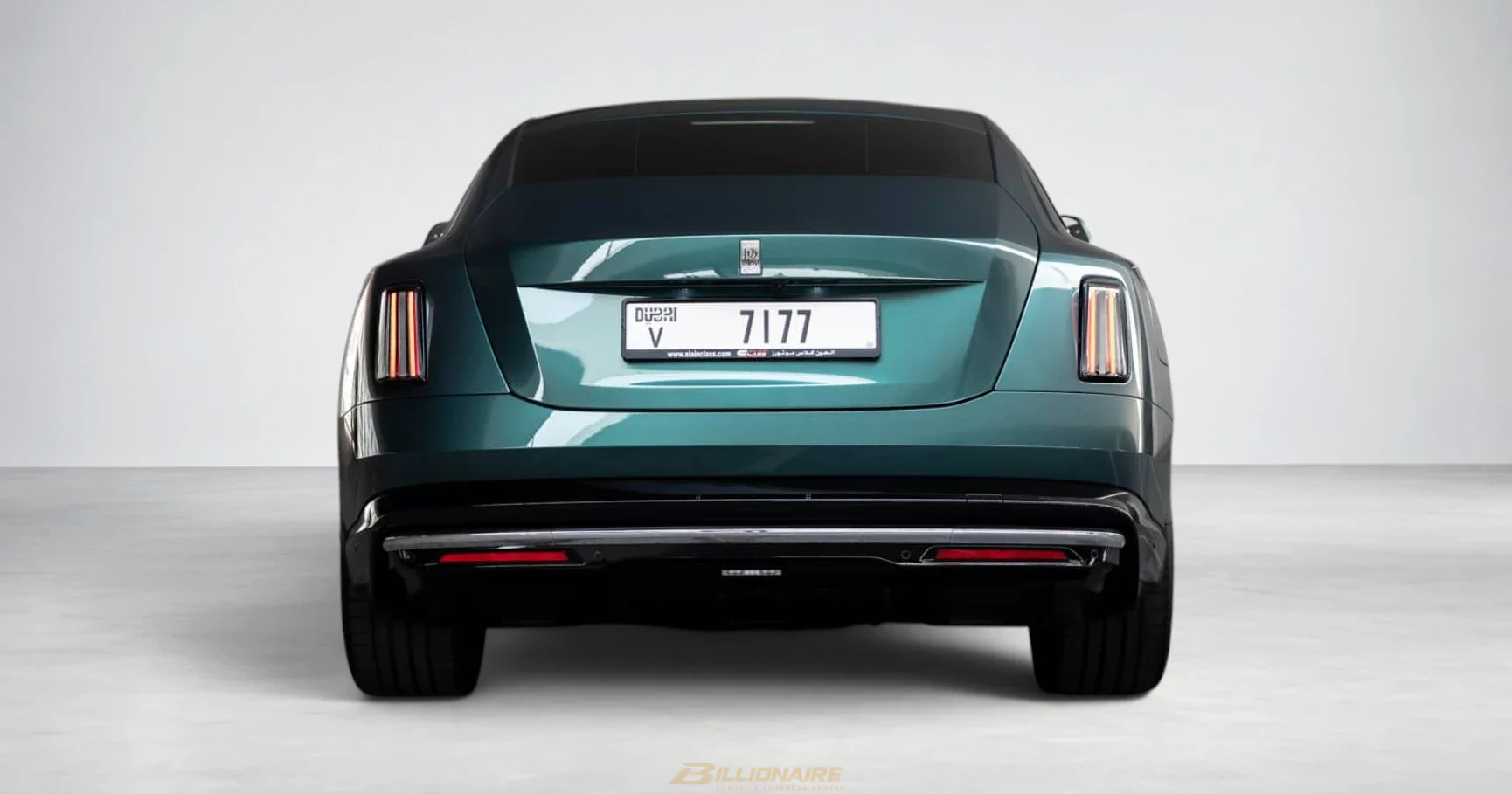 اجاره Rolls-Royce Spectre Teal Green در دبی – تصویر 5