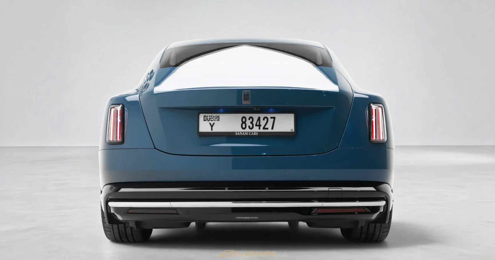 اجاره Rolls-Royce Spectre Aero Blue Two-Tone در دبی – تصویر 3