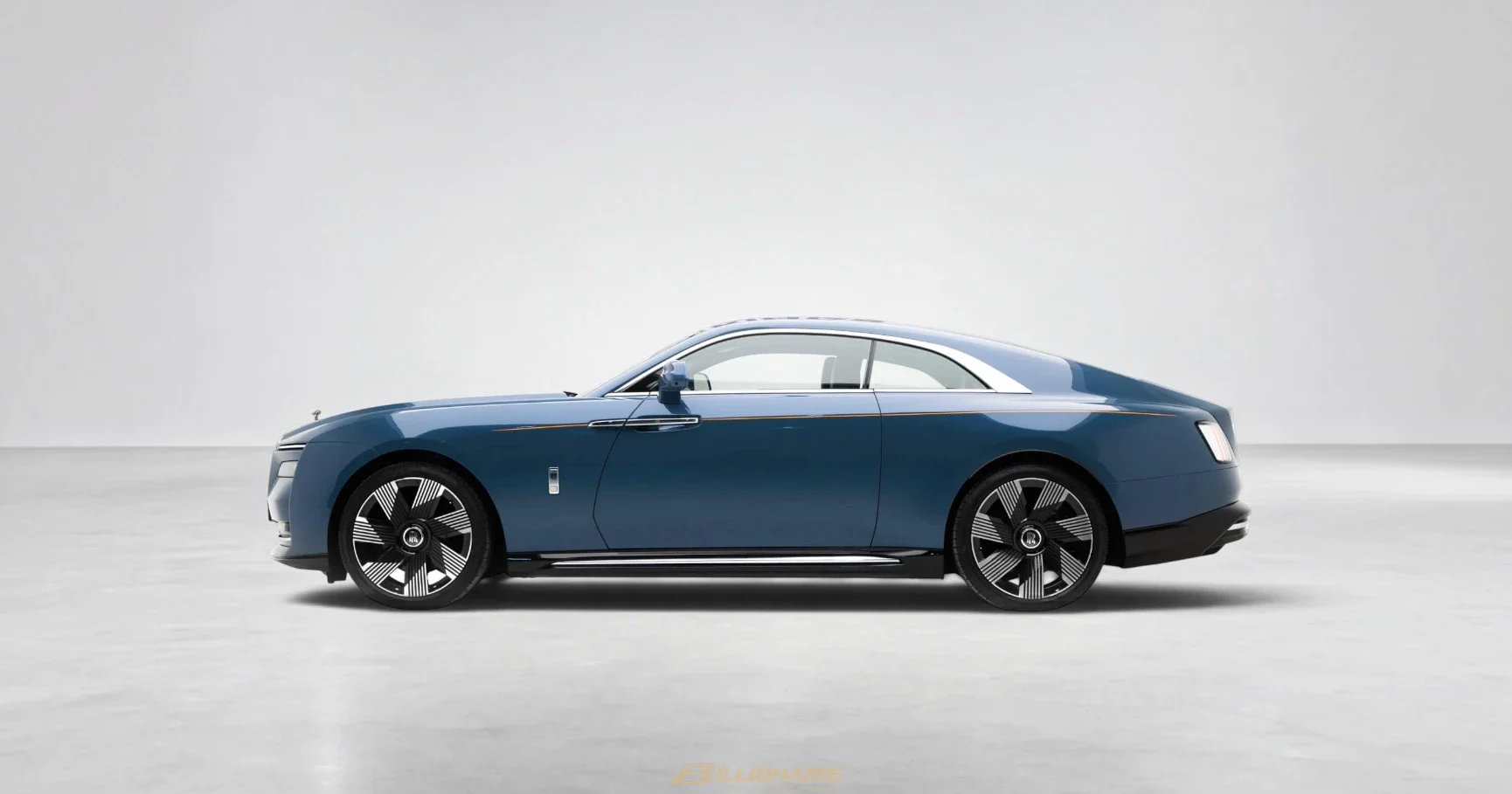 اجاره Rolls-Royce Spectre Aero Blue Two-Tone در دبی – تصویر 4